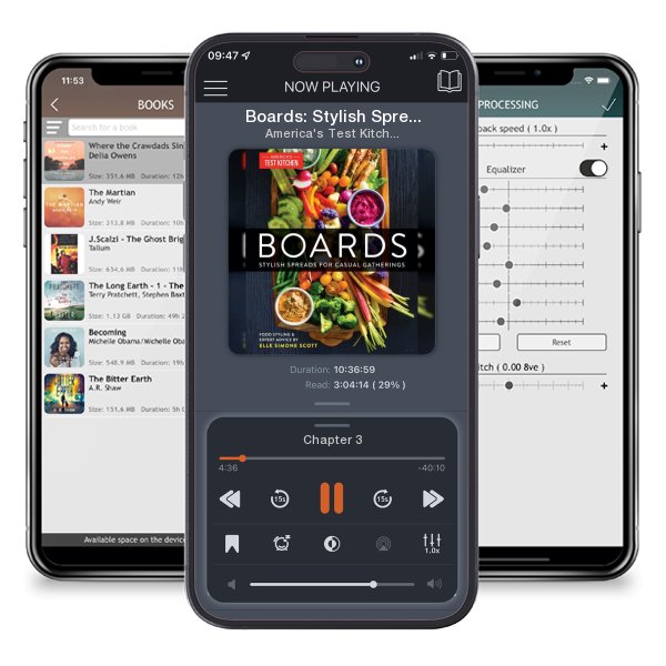 Download fo free audiobook Boards: Stylish Spreads for Casual Gatherings by America's Test Kitchen and listen anywhere on your iOS devices in the ListenBook app.