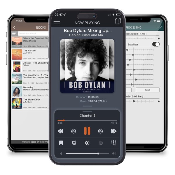 Download fo free audiobook Bob Dylan: Mixing Up the Medicine by Parker Fishel and Mark Davidson and listen anywhere on your iOS devices in the ListenBook app.
