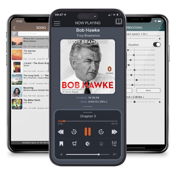 Download fo free audiobook Bob Hawke by Troy Bramston and listen anywhere on your iOS devices in the ListenBook app.