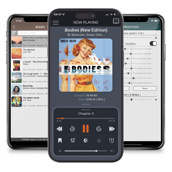Download fo free audiobook Bodies (New Edition) by Si Spencer, Dean Ormston, et al. and listen anywhere on your iOS devices in the ListenBook app.