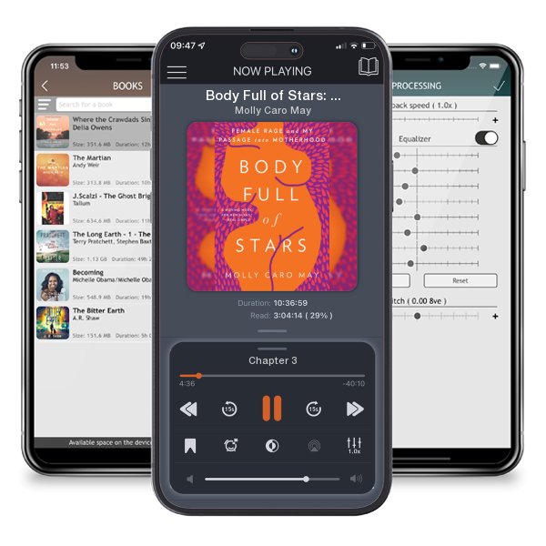 Download fo free audiobook Body Full of Stars: Female Rage and My Passage Into Motherhood by Molly Caro May and listen anywhere on your iOS devices in the ListenBook app.