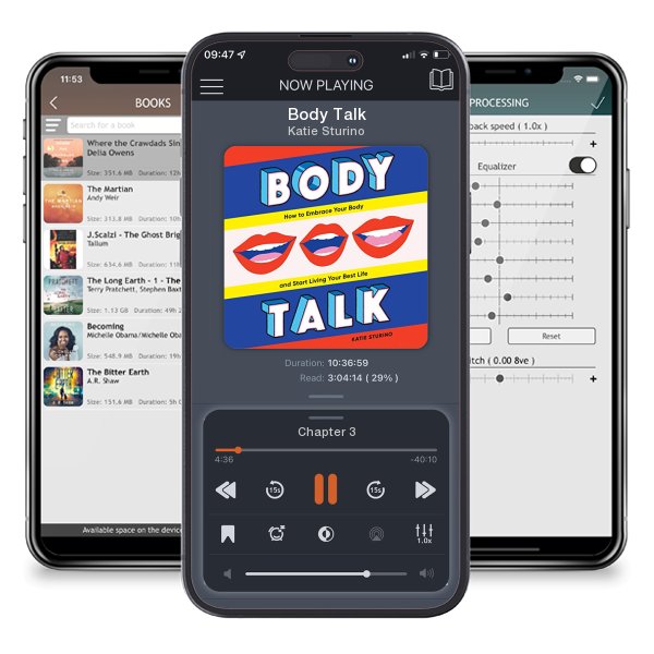 Download fo free audiobook Body Talk by Katie Sturino and listen anywhere on your iOS devices in the ListenBook app.