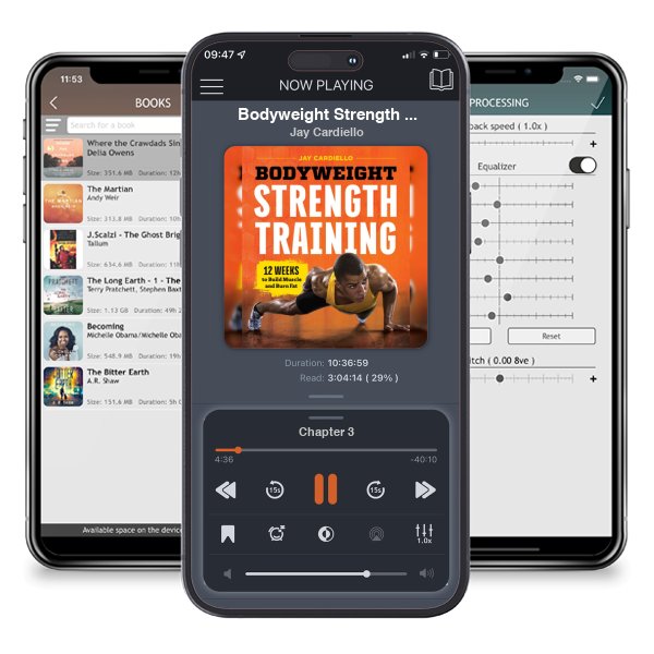 Download fo free audiobook Bodyweight Strength Training: 12 Weeks to Build Muscle and Burn Fat by Jay Cardiello and listen anywhere on your iOS devices in the ListenBook app.