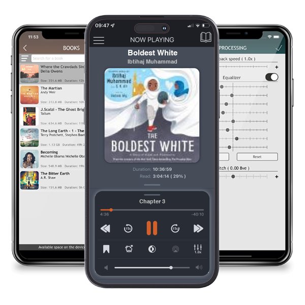 Download fo free audiobook Boldest White by Ibtihaj Muhammad and listen anywhere on your iOS devices in the ListenBook app.