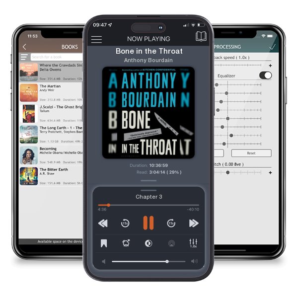 Download fo free audiobook Bone in the Throat by Anthony Bourdain and listen anywhere on your iOS devices in the ListenBook app.