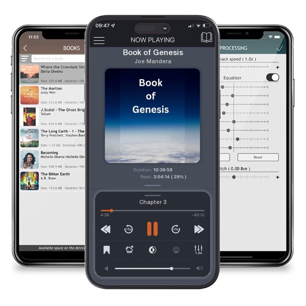 Download fo free audiobook Book of Genesis by Joe Mandera and listen anywhere on your iOS devices in the ListenBook app.