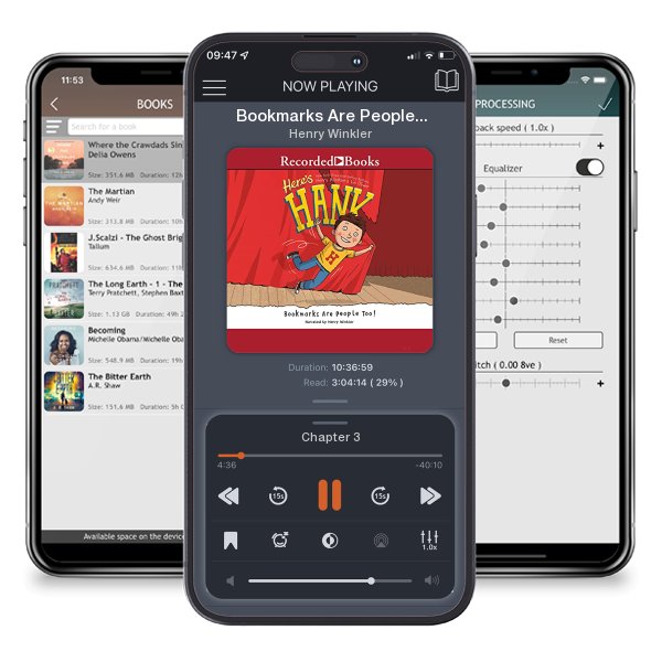 Download fo free audiobook Bookmarks Are People Too! by Henry Winkler and listen anywhere on your iOS devices in the ListenBook app.