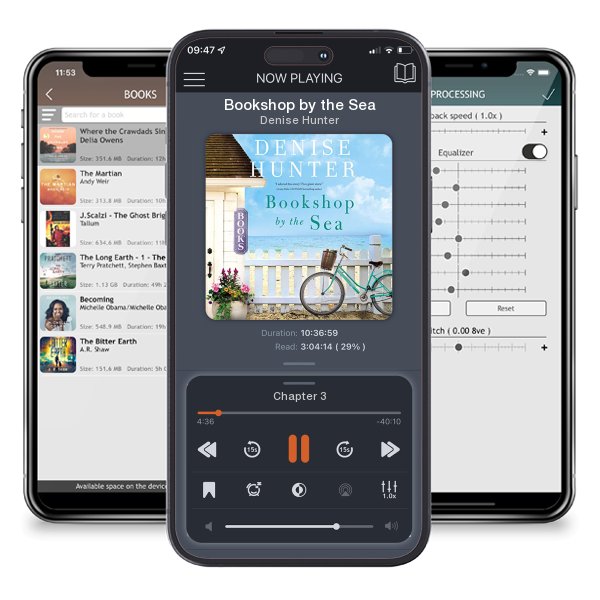 Download fo free audiobook Bookshop by the Sea by Denise Hunter and listen anywhere on your iOS devices in the ListenBook app.