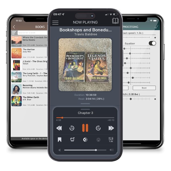 Download fo free audiobook Bookshops and Bonedust by Travis Baldree and listen anywhere on your iOS devices in the ListenBook app.