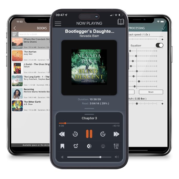 Download fo free audiobook Bootlegger's Daughter by Nevada Barr and listen anywhere on your iOS devices in the ListenBook app.