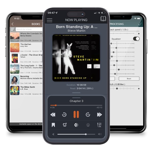 Download fo free audiobook Born Standing Up: A Comic's Life by Steve Martin and listen anywhere on your iOS devices in the ListenBook app.