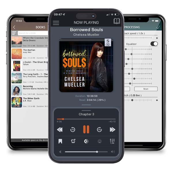 Download fo free audiobook Borrowed Souls by Chelsea Mueller and listen anywhere on your iOS devices in the ListenBook app.