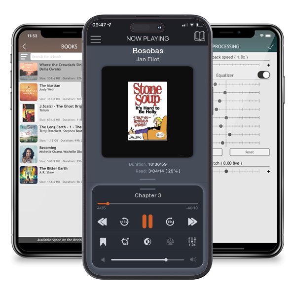 Download fo free audiobook Bosobas by Jan Eliot and listen anywhere on your iOS devices in the ListenBook app.