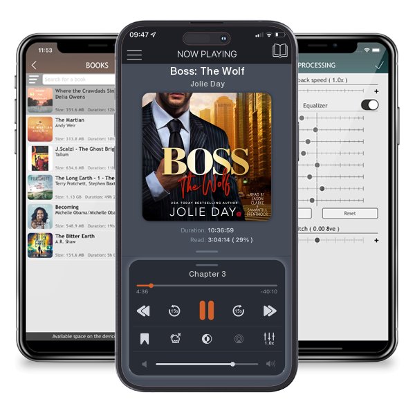Download fo free audiobook Boss: The Wolf by Jolie Day and listen anywhere on your iOS devices in the ListenBook app.