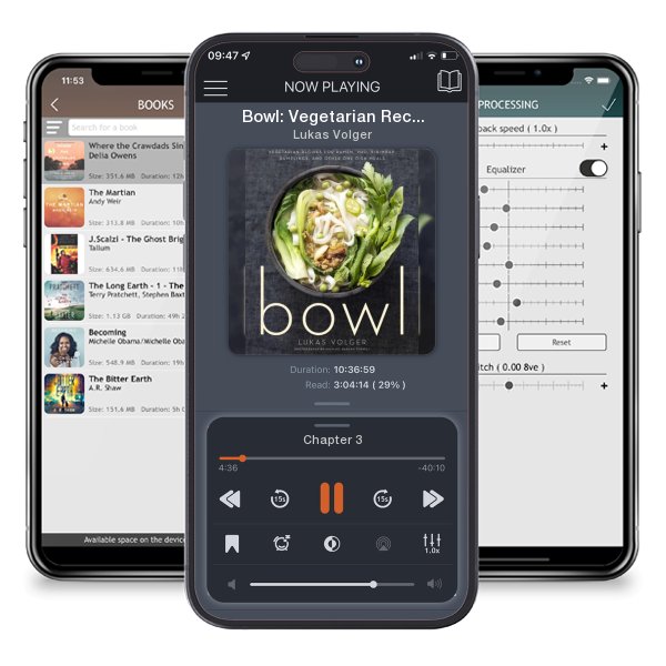 Download fo free audiobook Bowl: Vegetarian Recipes for Ramen, Pho, Bibimbap, Dumplings,... by Lukas Volger and listen anywhere on your iOS devices in the ListenBook app.