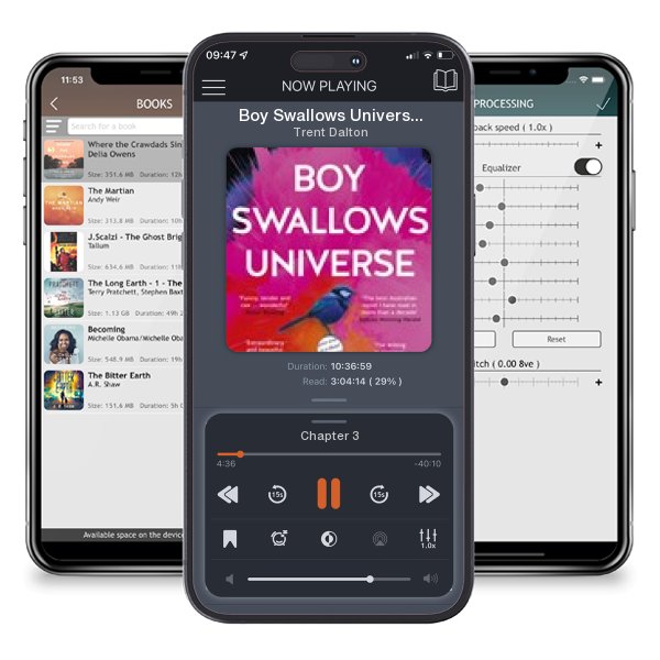 Download fo free audiobook Boy Swallows Universe by Trent Dalton and listen anywhere on your iOS devices in the ListenBook app.