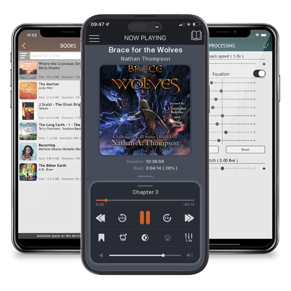 Download fo free audiobook Brace for the Wolves by Nathan Thompson and listen anywhere on your iOS devices in the ListenBook app.