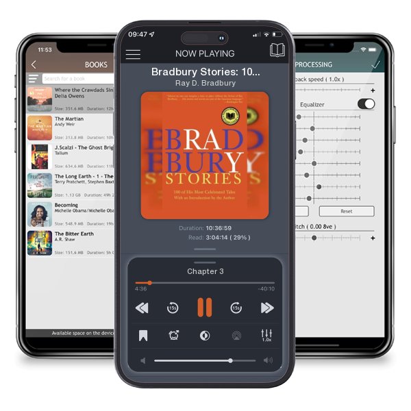 Download fo free audiobook Bradbury Stories: 100 of His Most Celebrated Tales (Perennial) by Ray D. Bradbury and listen anywhere on your iOS devices in the ListenBook app.