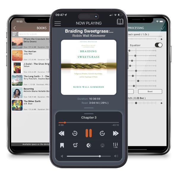 Download fo free audiobook Braiding Sweetgrass: Indigenous Wisdom, Scientific Knowledge and the Teachings of Plants by Robin Wall Kimmerer and listen anywhere on your iOS devices in the ListenBook app.