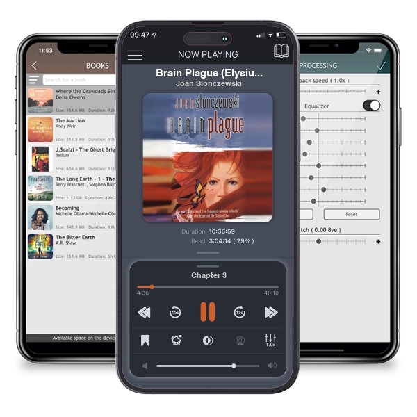 Download fo free audiobook Brain Plague (Elysium Cycle, #4) by Joan Slonczewski and listen anywhere on your iOS devices in the ListenBook app.