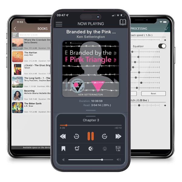 Download fo free audiobook Branded by the Pink Triangle by Ken Setterington and listen anywhere on your iOS devices in the ListenBook app.