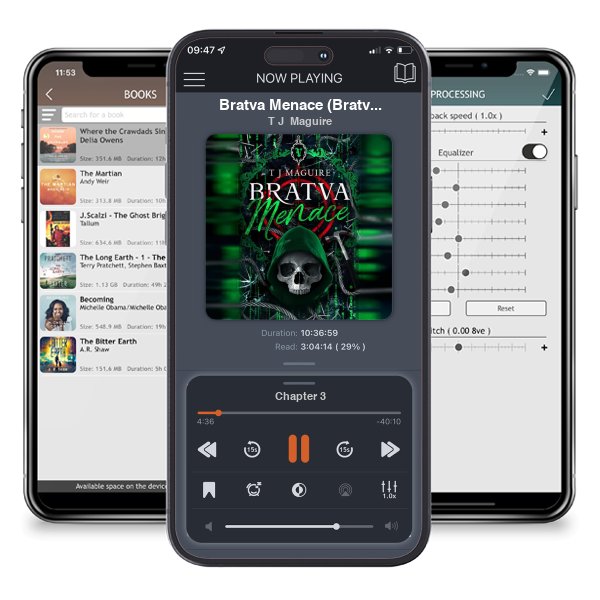 Download fo free audiobook Bratva Menace (Bratva Series Book 5) by T J Maguire and listen anywhere on your iOS devices in the ListenBook app.