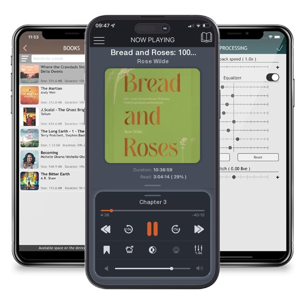 Download fo free audiobook Bread and Roses: 100+ Grain Forward Recipes Featuring Global... by Rose Wilde and listen anywhere on your iOS devices in the ListenBook app.