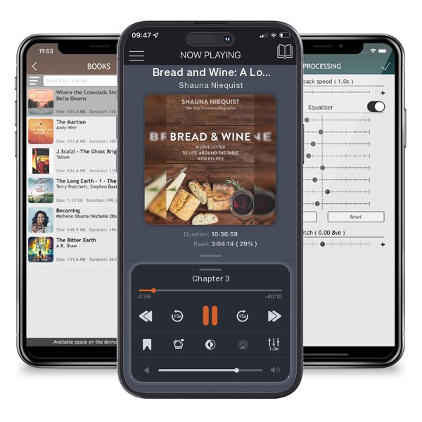 Download fo free audiobook Bread and Wine: A Love Letter to Life Around the Table with... by Shauna Niequist and listen anywhere on your iOS devices in the ListenBook app.