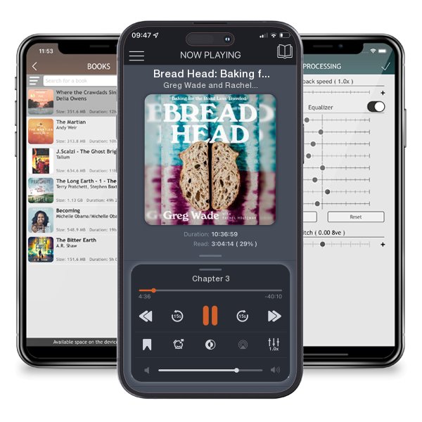 Download fo free audiobook Bread Head: Baking for the Road Less Traveled by Greg Wade and Rachel Holtzman and listen anywhere on your iOS devices in the ListenBook app.
