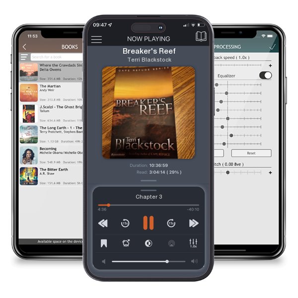 Download fo free audiobook Breaker's Reef by Terri Blackstock and listen anywhere on your iOS devices in the ListenBook app.