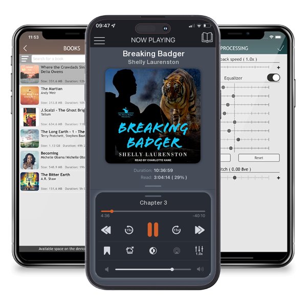 Download fo free audiobook Breaking Badger by Shelly Laurenston and listen anywhere on your iOS devices in the ListenBook app.