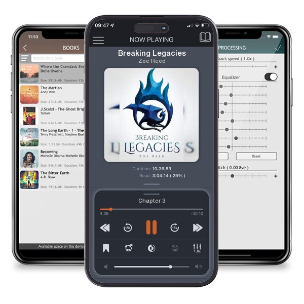 Download fo free audiobook Breaking Legacies by Zoe Reed and listen anywhere on your iOS devices in the ListenBook app.