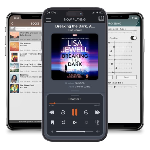 Download fo free audiobook Breaking the Dark: A Jessica Jones Marvel Crime Novel by Lisa Jewell and listen anywhere on your iOS devices in the ListenBook app.