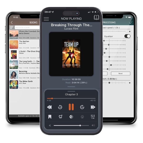Download fo free audiobook Breaking Through The Crushing Blue by Lucas Flint and listen anywhere on your iOS devices in the ListenBook app.