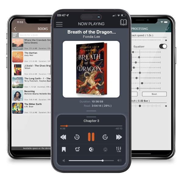 Download fo free audiobook Breath of the Dragon (Breathmarked #1) by Fonda Lee and listen anywhere on your iOS devices in the ListenBook app.