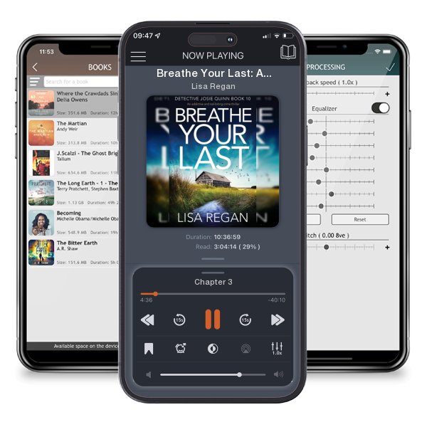 Download fo free audiobook Breathe Your Last: An addictive and nail-biting crime thriller by Lisa Regan and listen anywhere on your iOS devices in the ListenBook app.