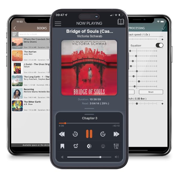 Download fo free audiobook Bridge of Souls (Cassidy Blake, #3) by Victoria Schwab and listen anywhere on your iOS devices in the ListenBook app.