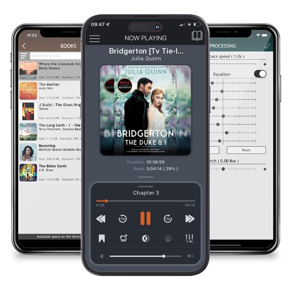 Download fo free audiobook Bridgerton [Tv Tie-In]: The Duke and I by Julia Quinn and listen anywhere on your iOS devices in the ListenBook app.