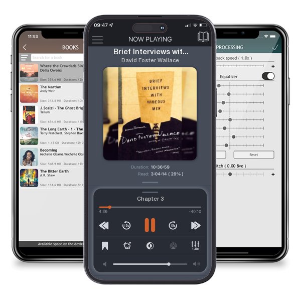 Download fo free audiobook Brief Interviews with Hideous Men by David Foster Wallace and listen anywhere on your iOS devices in the ListenBook app.
