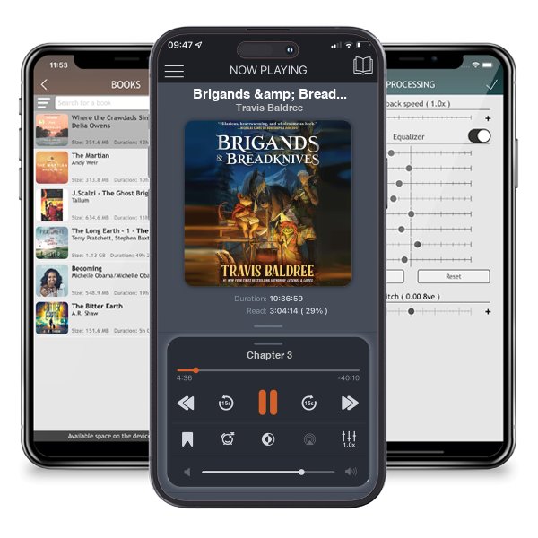 Download fo free audiobook Brigands & Breadknives (Legends & Lattes, #3) by Travis Baldree and listen anywhere on your iOS devices in the ListenBook app.