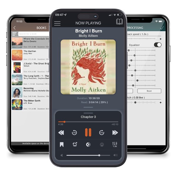 Download fo free audiobook Bright I Burn by Molly Aitken and listen anywhere on your iOS devices in the ListenBook app.