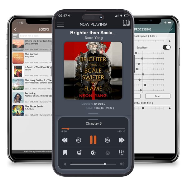 Download fo free audiobook Brighter than Scale, Swifter than Flame by Neon Yang and listen anywhere on your iOS devices in the ListenBook app.