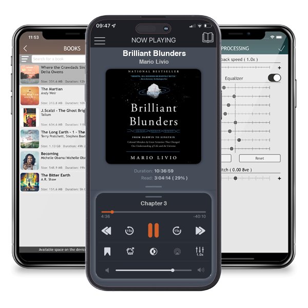 Download fo free audiobook Brilliant Blunders by Mario Livio and listen anywhere on your iOS devices in the ListenBook app.