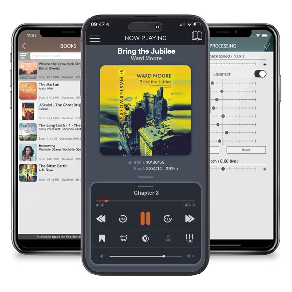 Download fo free audiobook Bring the Jubilee by Ward Moore and listen anywhere on your iOS devices in the ListenBook app.