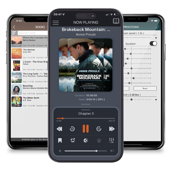 Download fo free audiobook Brokeback Mountain: Now a Major Motion Picture by Annie Proulx and listen anywhere on your iOS devices in the ListenBook app.