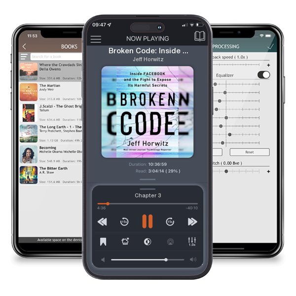 Download fo free audiobook Broken Code: Inside Facebook and the Fight to Expose Its... by Jeff Horwitz and listen anywhere on your iOS devices in the ListenBook app.