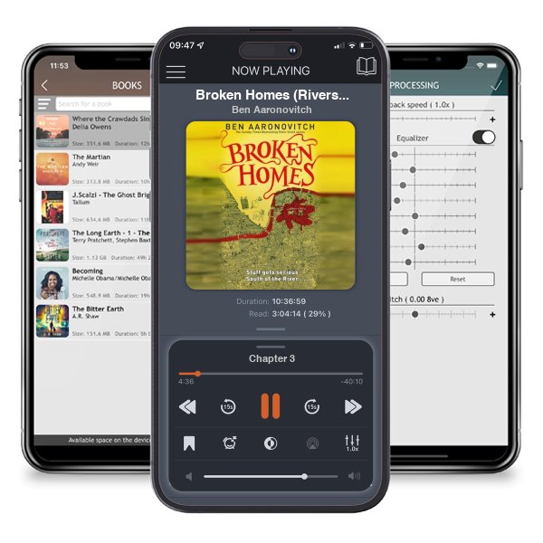 Download fo free audiobook Broken Homes (Rivers of London, #4) by Ben Aaronovitch and listen anywhere on your iOS devices in the ListenBook app.