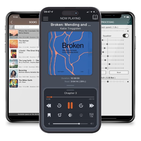 Download fo free audiobook Broken: Mending and Repair in a Throwaway World by Katie Treggiden and listen anywhere on your iOS devices in the ListenBook app.