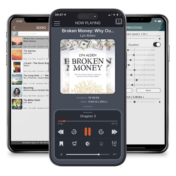 Download fo free audiobook Broken Money: Why Our Financial System is Failing Us and How We Can Make it Better by Lyn Alden and listen anywhere on your iOS devices in the ListenBook app.