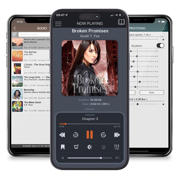 Download fo free audiobook Broken Promises by Quell T. Fox and listen anywhere on your iOS devices in the ListenBook app.